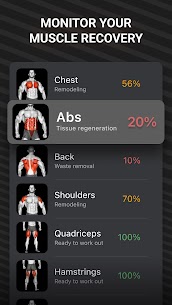 Muscle Booster Workout Planner MOD APK (Pro Unlocked) 4