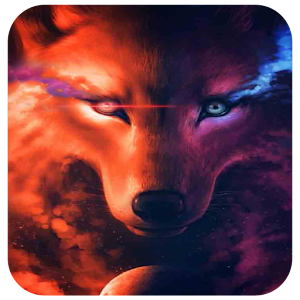 Neon Galaxy Wolf Wallpaper - Latest version for Android - Download APK