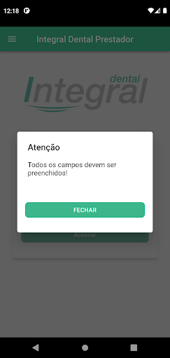 Integral Dental Prestador Screen 3