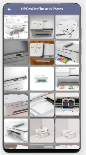 Android application HP DeskJet Plus 4155 guide screenshort