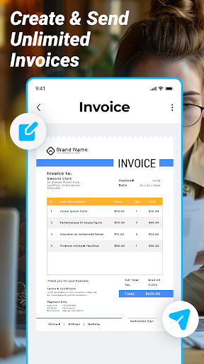 QuickInvo Invoice Maker App