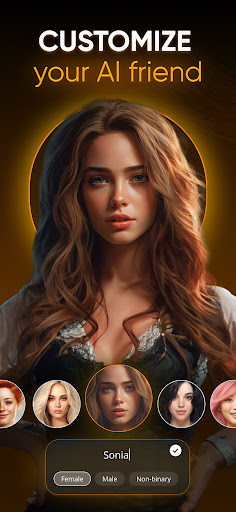 Screenshot of Genesia - AI Friend & Partner