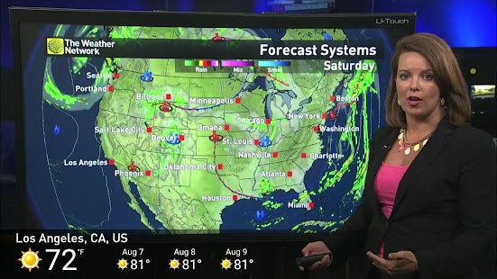 The Weather Network TV App Screenshot