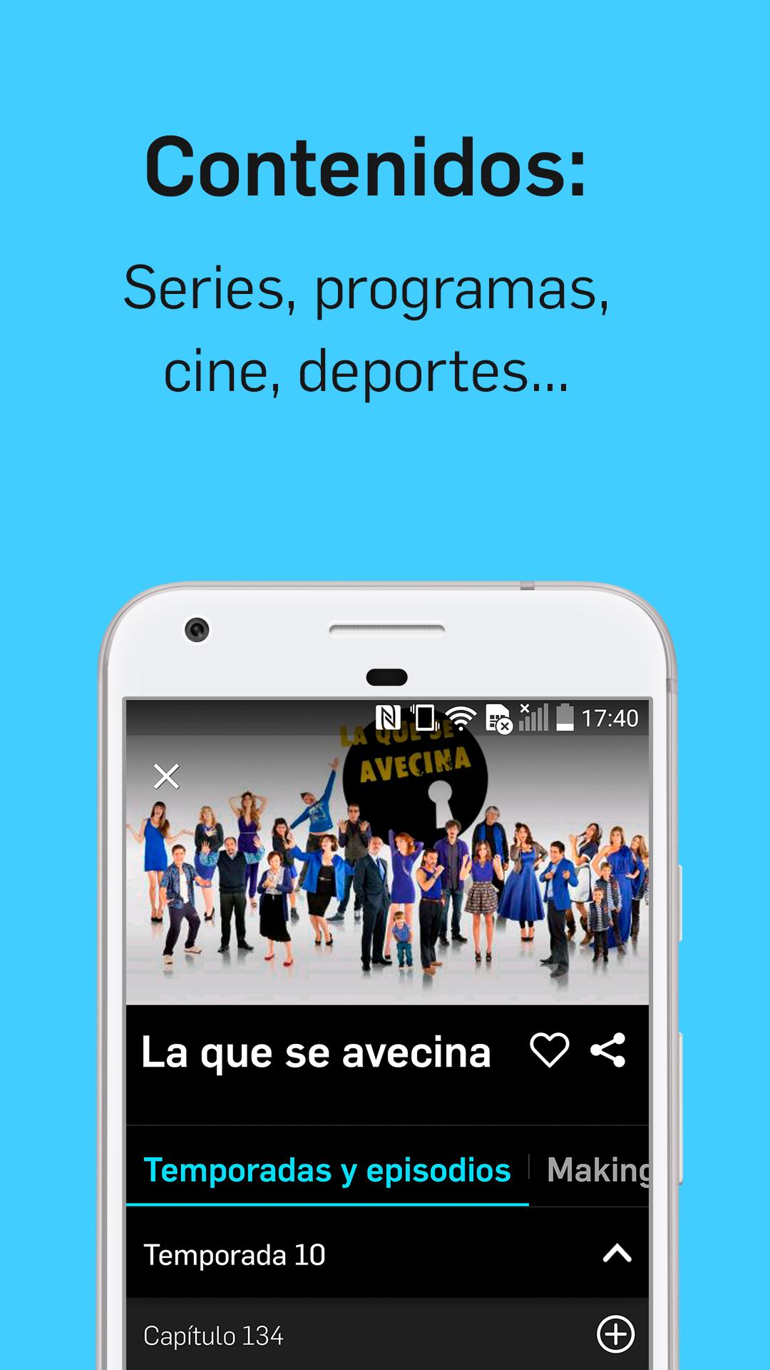 Android application Mitele - Mediaset Spain VOD TV screenshort