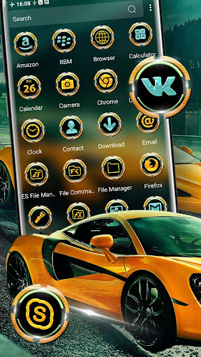 Sport Car Theme Launcher Screen 2