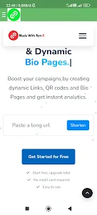Byo.li URL Shortener Bio Link