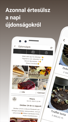 Android application Milano screenshort