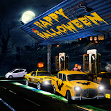 Halloween Car Taxi Monster 3D icon
