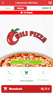 Lieferservice Chili-Pizza