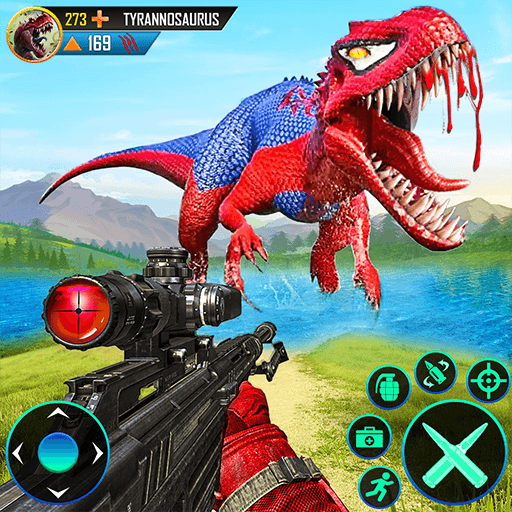 Wild Dino Hunting Gun Games  screenshots 1