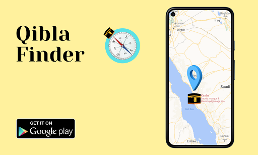 Android application Qibla Finder screenshort