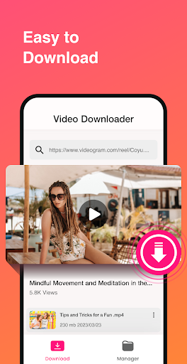 Video Downloader HD - Player screenshot