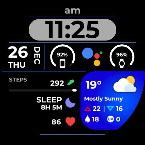 Night 77 - watch face screenshot 22