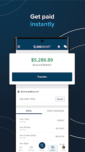 Screenshot of GigSmart Get Gigs