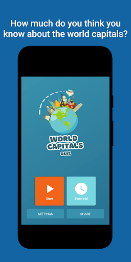 Android application World's Capital Trivia screenshort