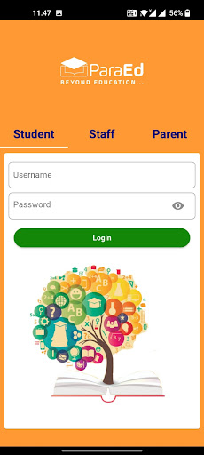 Android application ParaEd screenshort