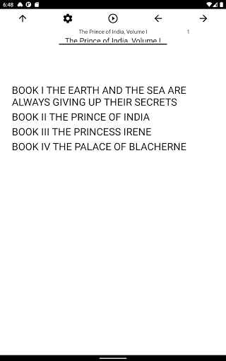 Book, The Prince of India, Vol Screen 3