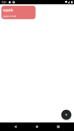 Android application Note Now! screenshort