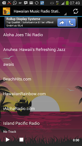 Android application Hawaiian Music Radio Stations screenshort