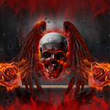 Blood Red Skull Launcher icon