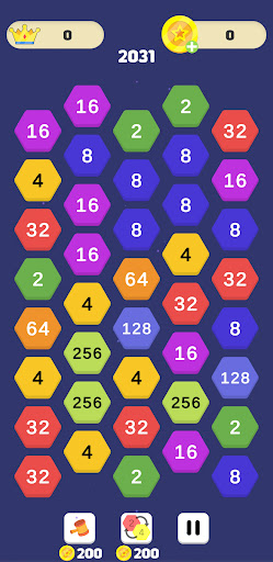 Hex 2248: Number Merged & Link ekran görüntüsü