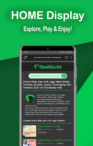 Android application ChordGitar.Net - Kunci Gitar & screenshort
