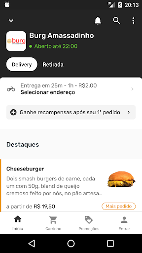 Android application Burg Amassadinho screenshort