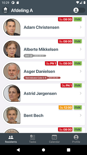 Android application Sensum screenshort