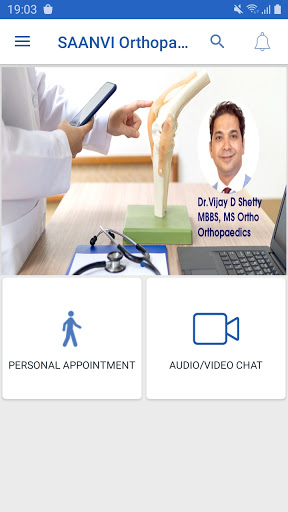 Android application SAANVI Orthopaedics screenshort