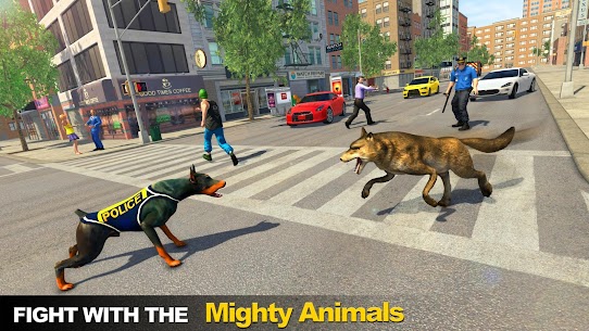 Police Dog VS Wild Wolf Attack Survival City Apk İndir 2022 5
