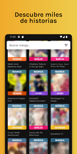 Captura 2 Mango Manga: Mangas en Español android