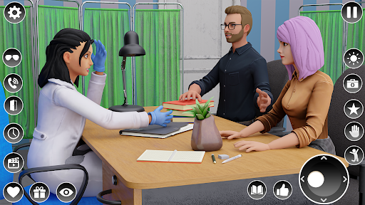 Pregnant Mother Family Game Screen 2