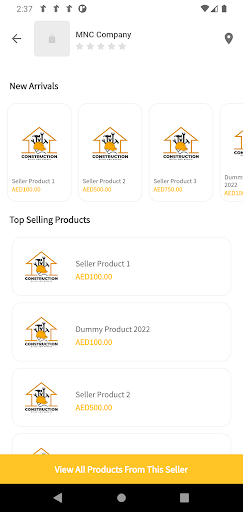 Construction Products Screen 3