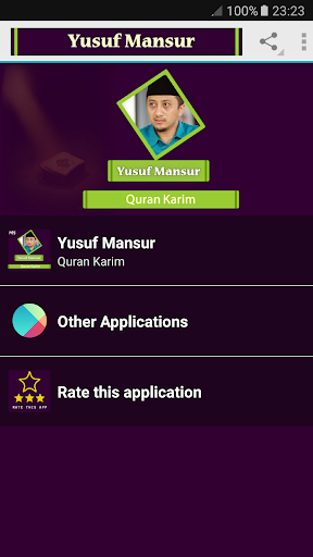 Android application Ustad Yusuf Mansur Quran screenshort