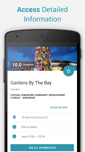 Screenshot of Singapore Offline City Map