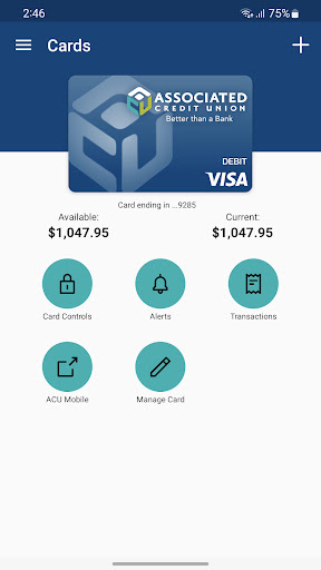 Android application ACU Wallet screenshort