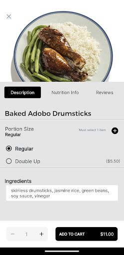 Android application JustFit Kitchen screenshort
