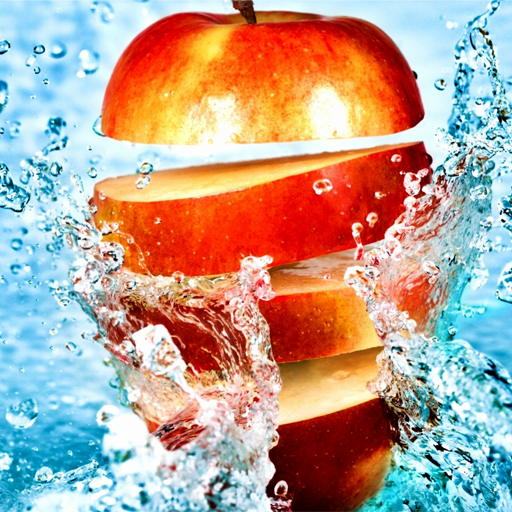Fruits in water live wallpaper logo