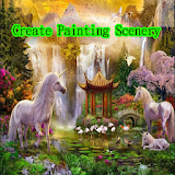 Create Painting Scenery icon