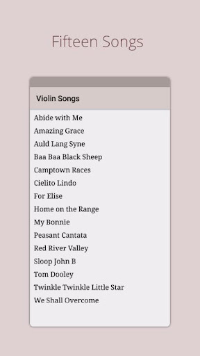 Android application Play in Tune: Violin notes for screenshort