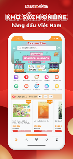Android application Fahasa Thế giới trong tầm tay screenshort