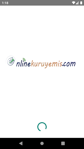 Android application Online Kuruyemiş screenshort