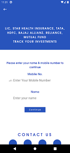 Pravara Financial Services Screen 2