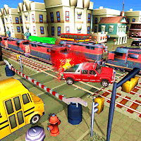 Train Road Crossy 3D Railroad