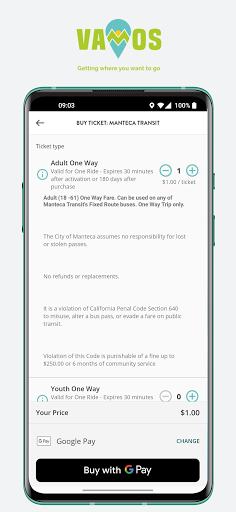 Vamos Mobility Screen 3