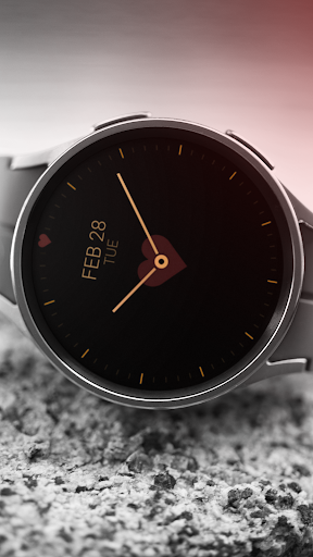 Love Heart minimal watch face Screen 2