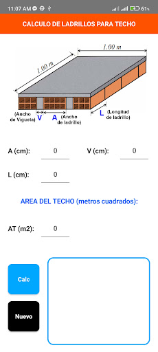 Calculo de ladrillos Screen 3