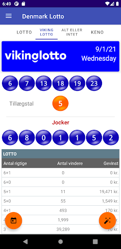 Denmark Lotto AI forudsigelse Screen 3
