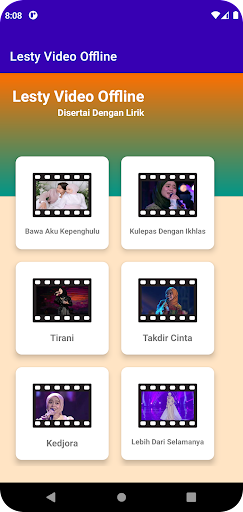 Android application Lesty Video Offline screenshort
