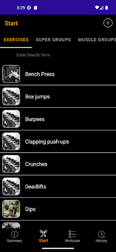 WeightLiftsPro Screen 2